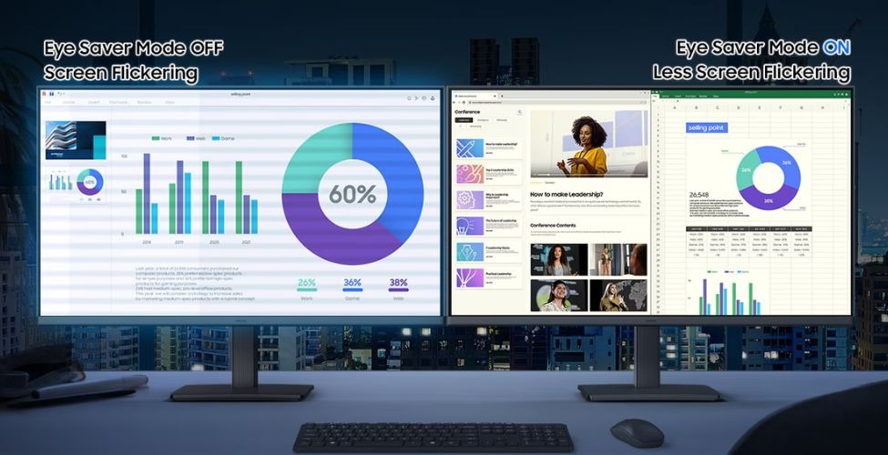Bảo vệ mắt màn hình Samsung LS27D300GAEXXV