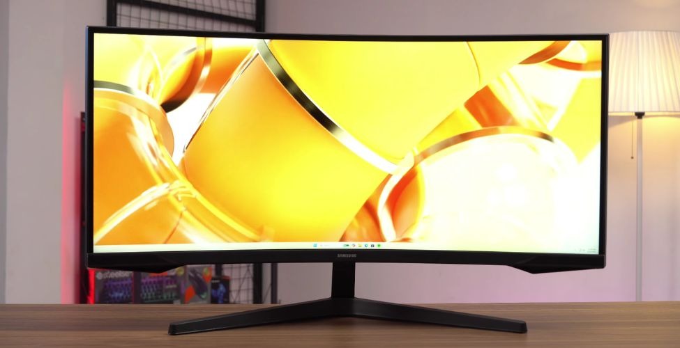 Thiết kế màn hình ultrawide Samsung LC34G55TWWEXXV