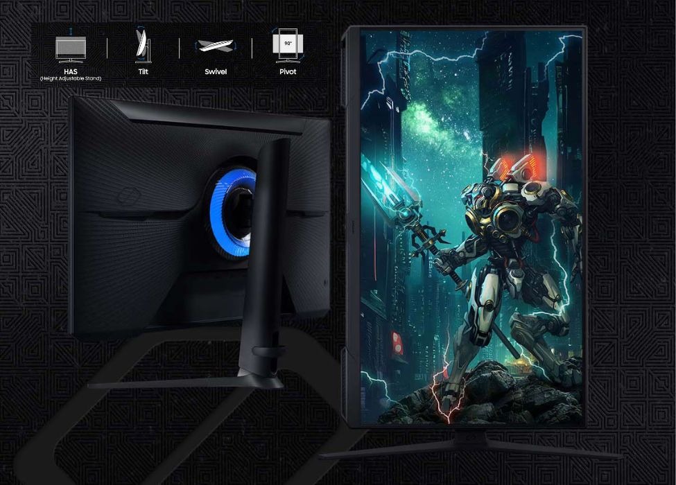 Thiết kế màn hình gaming Samsung Odyssey G3 LS27DG302EEXXV