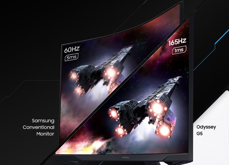 Tần số quét màn hình cong gaming Samsung Odyssey G5 LS27CG552EEXXV