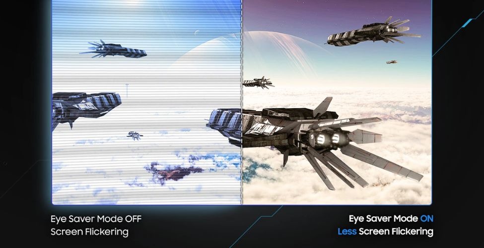 Bảo vệ mắt màn hình cong gaming Samsung Odyssey G5 LS27CG552EEXXV