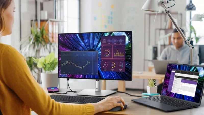 Dell UltraSharp U2424HE là lựa chọn tối ưu cho dân văn phòng, lập trình viên và người làm nội dung