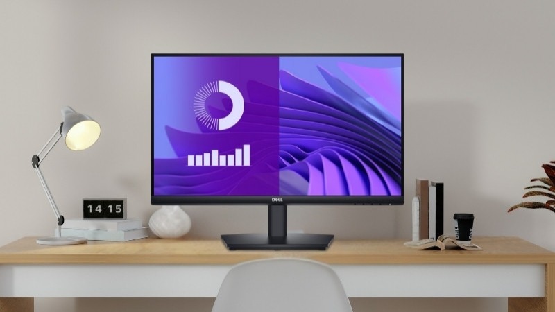 Dell E2425HS sở hữu màn hình Full HD, tấm nền VA tương phản cao và tần số quét 75Hz mượt mà