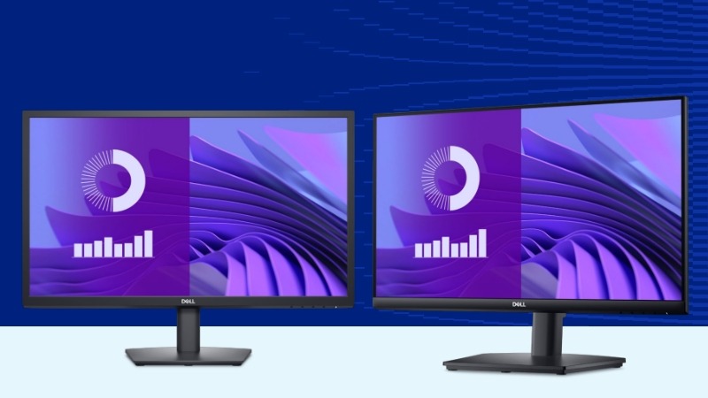 Màn hình Dell E2425HS mang vẻ ngoài thanh lịch với 3 viền mỏng và chân đế vô cùng chắc chắn