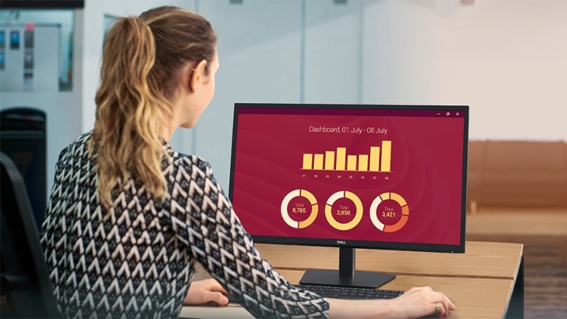Dell E2725H là lựa chọn tối ưu cho giới văn phòng học sinh và các nhu cầu giải trí gia đình