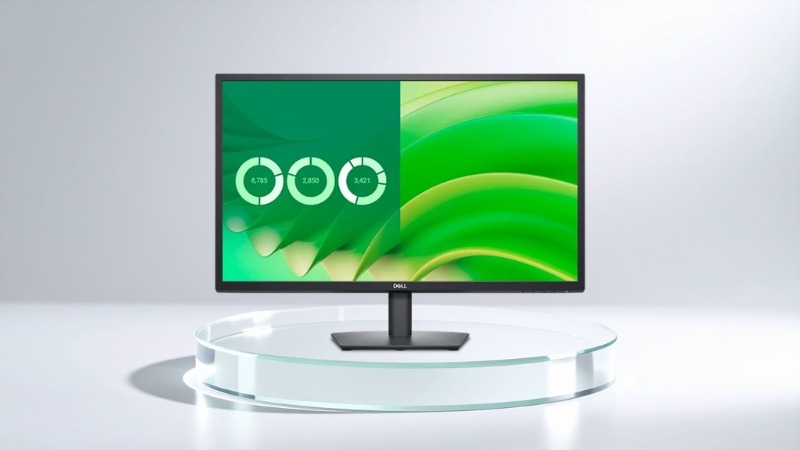 Dell E2725H có tốc độ quét cao giúp mọi thao tác cuộn trang mượt mà và hạn chế tối đa hiện tượng bóng mờ