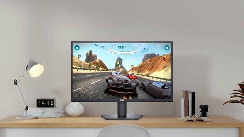 Dell SE2425H có độ phân giải Full HD cùng tấm nền VA mang lại hình ảnh sắc nét với độ tương phản sâu