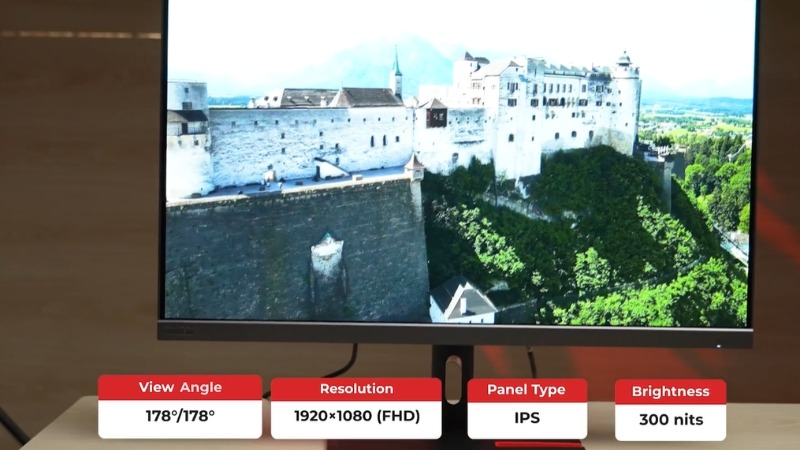 Lenovo ThinkVision S27i-30 có tấm nền IPS 27 inch sắc nét đi kèm tần số quét 100Hz mượt mà
