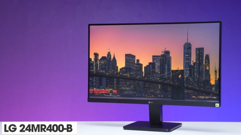 LG 24MR400-B là màn hình giá rẻ, cân bằng tốt giữa thiết kế, hiển thị và giải trí