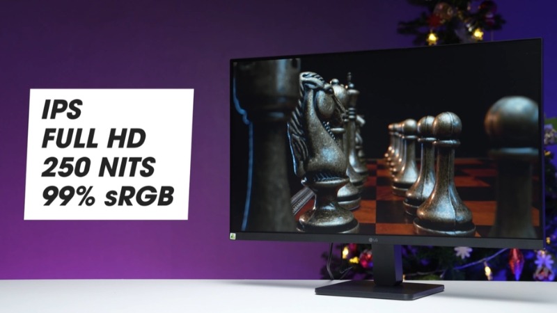 LG 27MR400-B có kích thước 27 inch sắc nét, tấm nền IPS cho góc nhìn rộng và màu sắc sRGB 99% sống động
