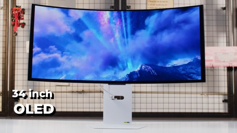 Màn hình LG UltraGear 34GX90SA-W OLED 34 inch WQHD cong 800R siêu rộng, cho màu đen tuyệt đối và hình ảnh sống động