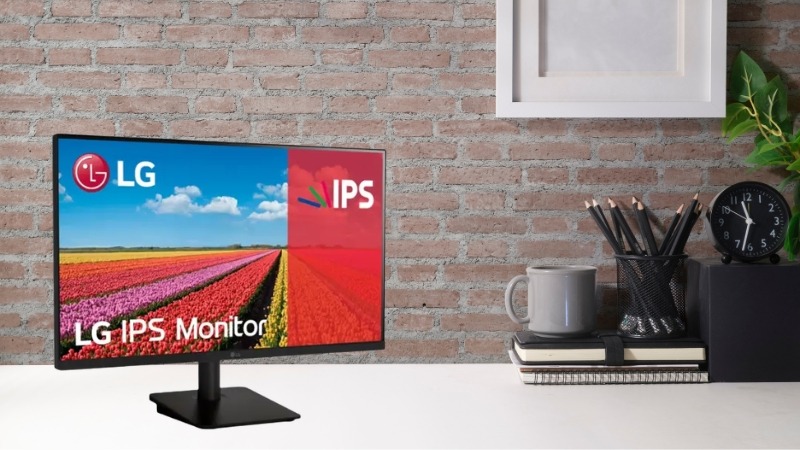 LG 27MS500-B tích hợp tấm nền IPS Full HD rộng 27 inch với độ phủ màu 99% sRGB hiển thị chân thực