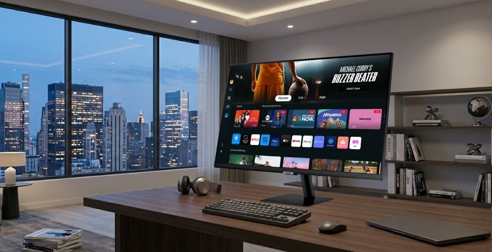 Bảo vệ mắt màn hình thông minh Samsung M7 LS32DM700UEXXV