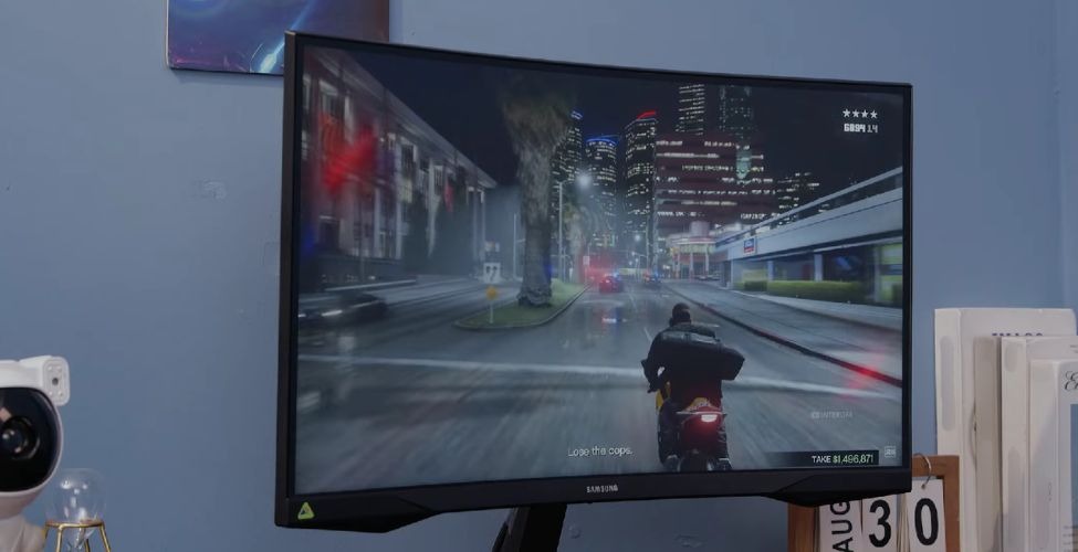 Thiết kế màn hình cong gaming Samsung Odyssey G5 LS27CG552EEXXV