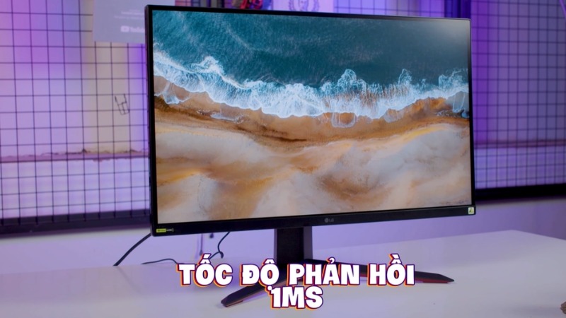 LG UltraGear 27GP750-B sở hữu tần số quét 240Hz và phản hồi 1ms giúp loại bỏ bóng mờ, chuyển động mượt mà