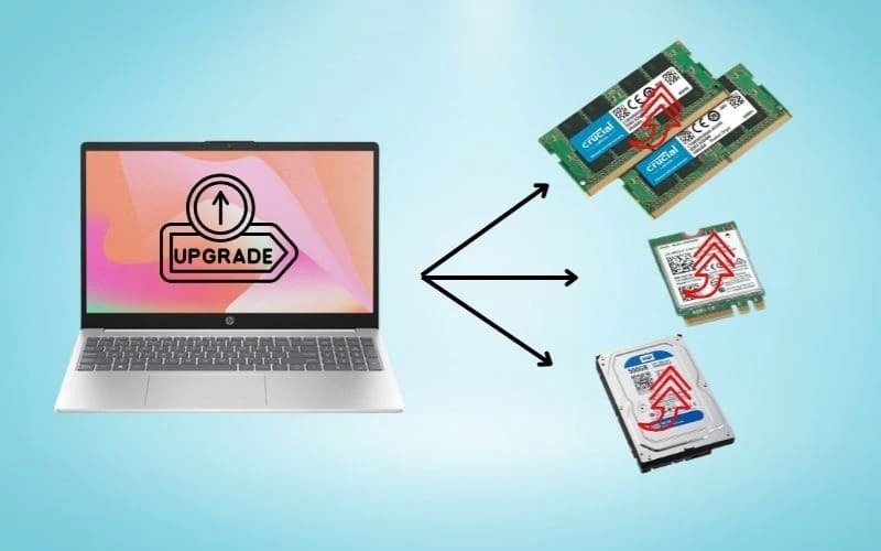 laptop sau khi được nâng cấp ổ cứng