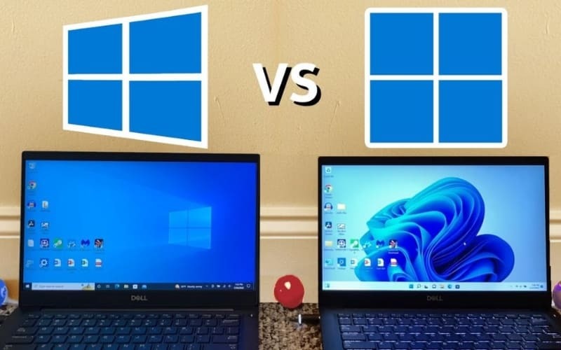so sánh win 10 và win 11