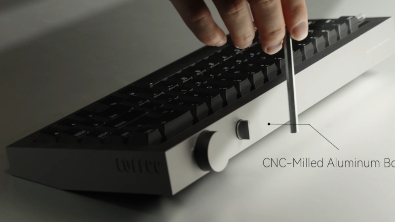 Bàn phím cơ Lofree Hyzen có khung nhôm CNC 65% sang trọng, tối ưu diện tích và nâng tầm góc setup