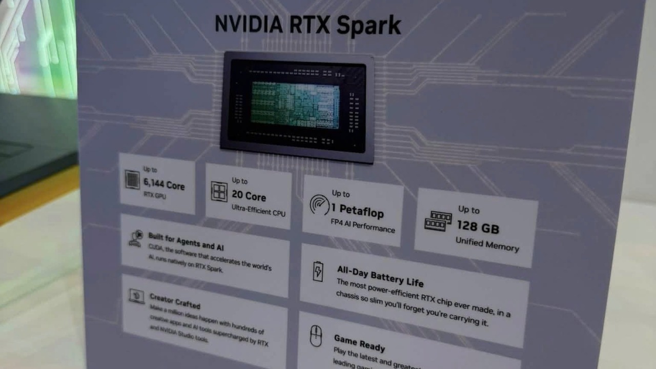RTX Spark đem lại bộ nhớ unified 128GB, giúp XPS 16 xử lý mượt mà đồ họa 3D và video 4K