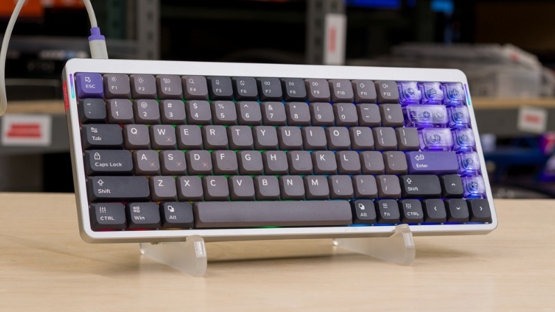 Bàn phím cơ NuPhy Air75 HE là bàn phím low-profile 75% siêu mỏng, dùng switch từ tính tốc độ cao
