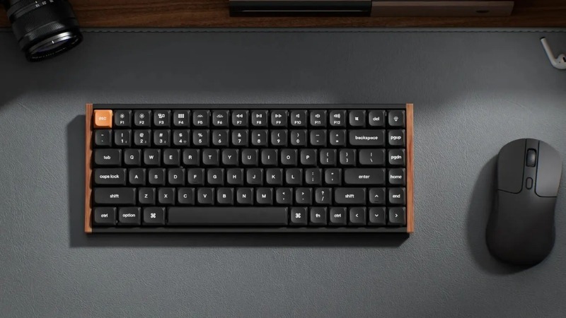 Kiểu dáng Keychron K3 Max SE QMK mỏng nhẹ kết hợp layout 75% giúp bàn phím cực kỳ gọn gàng