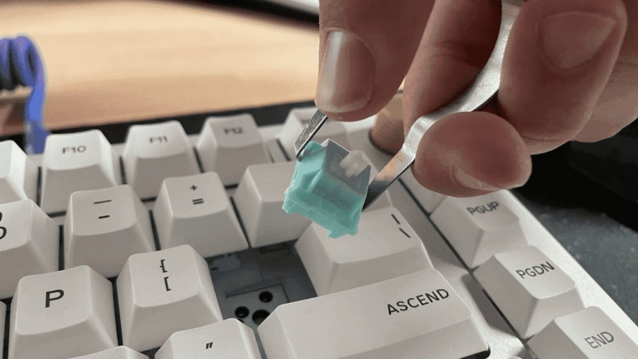 Kiểm tra stem, thay switch nếu có hot-swap, hoặc mang đi bảo hành nếu lỗi nằm ở mạch PCB