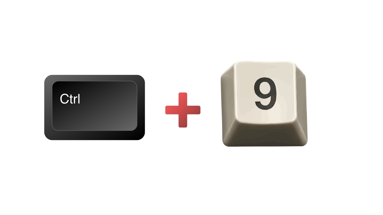 Ctrl + 9 để chuyển đến tab cuối cùng