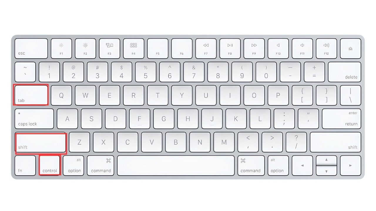 Nhấn Control + Shift + Tab để quay lại tab trước đó