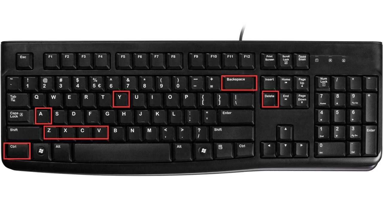 Phím tắt chỉnh sửa văn bản trong Word