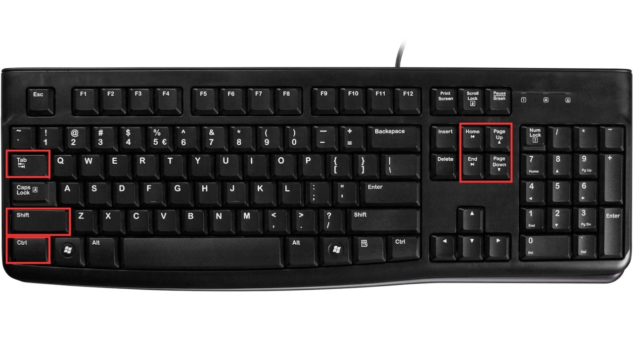 Phím tắt thao tác với bảng trong Word