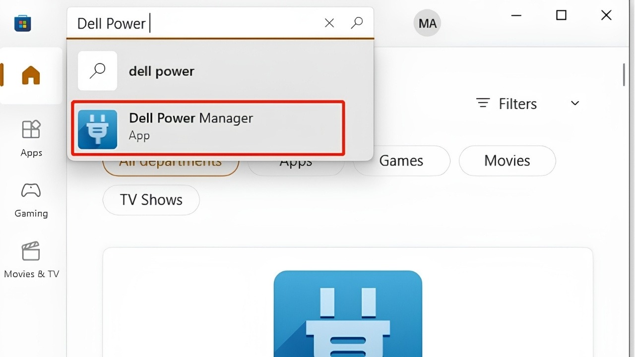 Mở Dell Power Manager trên laptop Dell