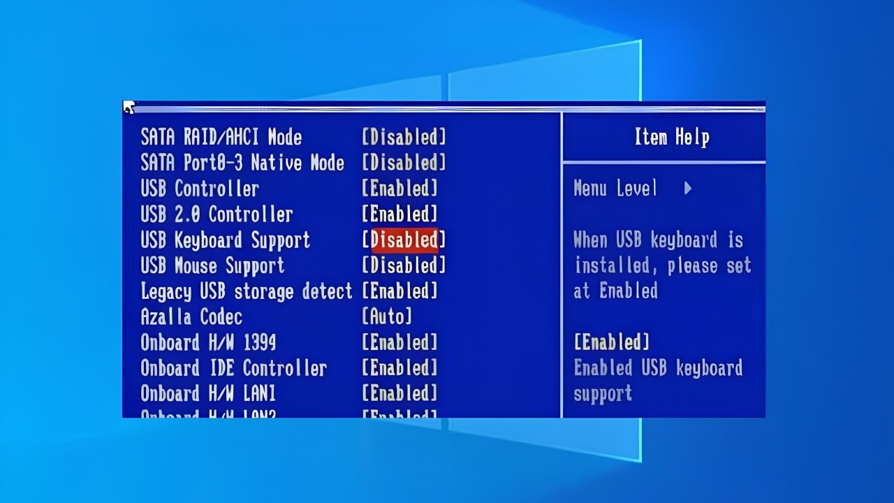Nếu bàn phím dùng được trong BIOS, hãy kiểm tra lại Windows, driver và phần mềm