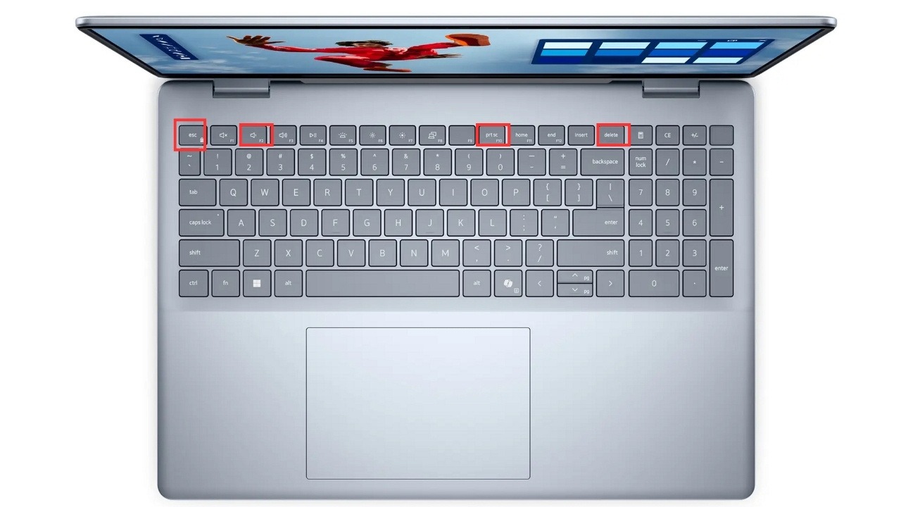 Bàn phím laptop không lên đèn: Nhấn phím vào BIOS như F2, F10, Delete hoặc Esc tùy thiết bị