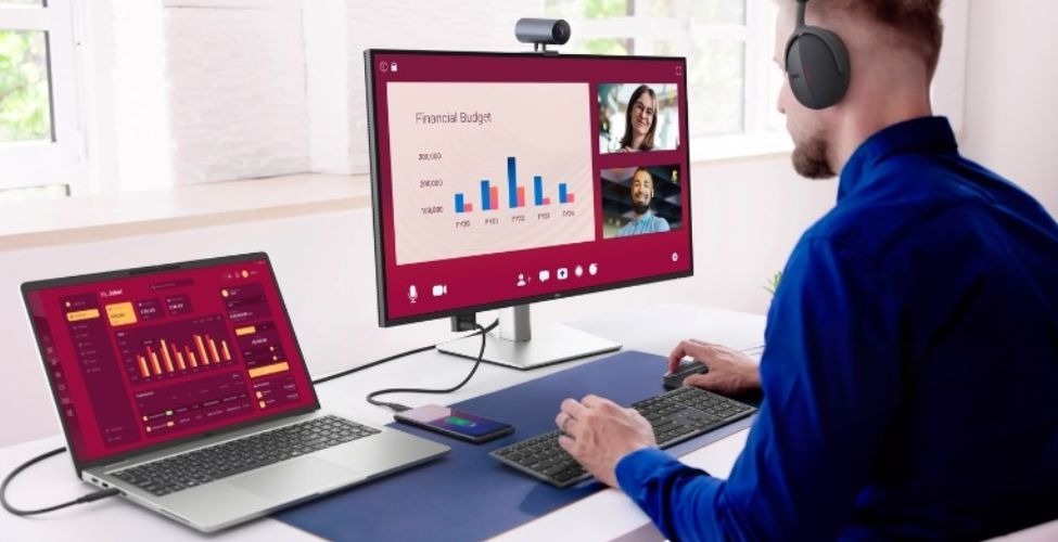 Tích hợp đa dạng kết nối màn hình Dell