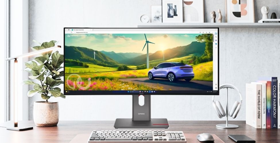 Màn hình cong Lenovo Think Vision P34WD-40 64ADGAR1VN