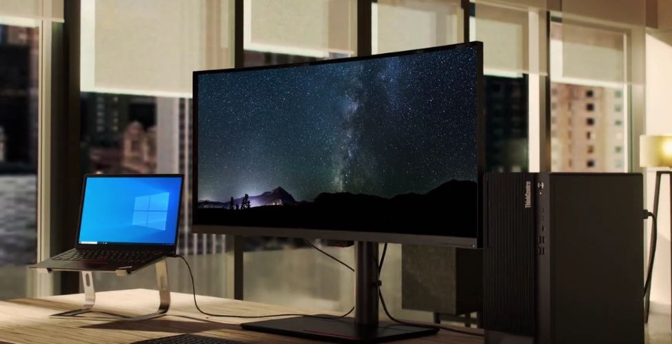 Trang bị nhiều kết nối thông dụng màn hình Lenovo