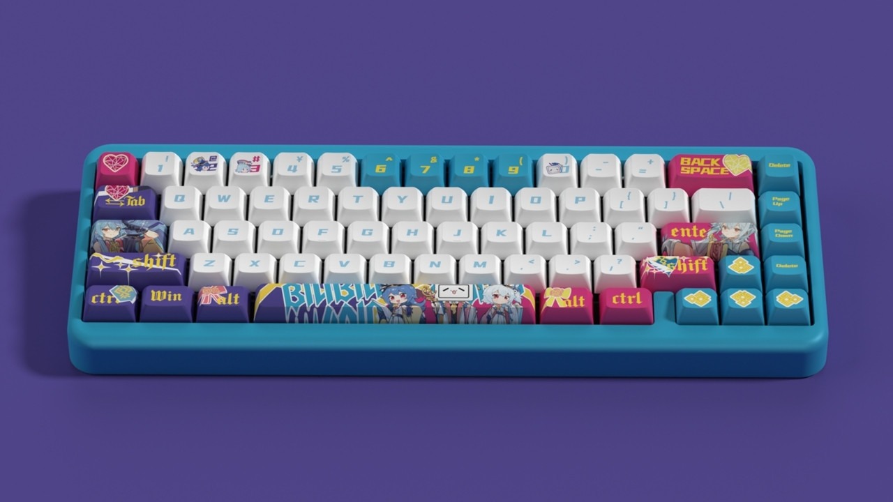 Layout 65% cân bằng hoàn hảo giữa chơi game và làm việc, giúp gõ phím tiện lợi, gọn gàng