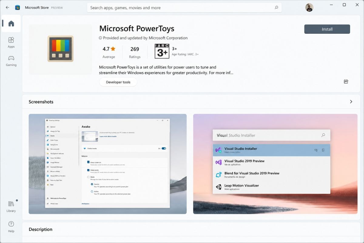 Truy cập nguồn chính thức để tải Microsoft Powertoys