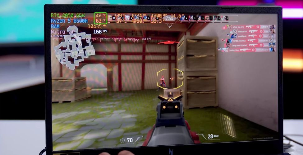 Chọn mua dựa vào màn hình hiển thị laptop Gaming 