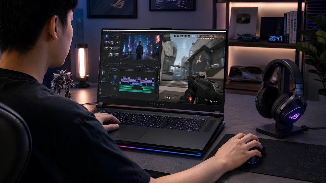 Chọn bàn phím laptop chơi game 25 triệu có đèn LED RGB, hành trình phím sâu cùng độ nảy tốt để gõ phím chính xác