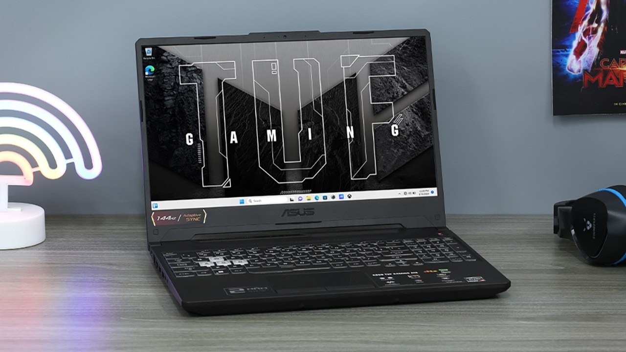 Laptop chơi FO4 mượt giá rẻ ASUS TUF Gaming F16 FX607VJ-RL035W bền bỉ, hiệu năng ổn định, chiến game cực mượt giá tốt