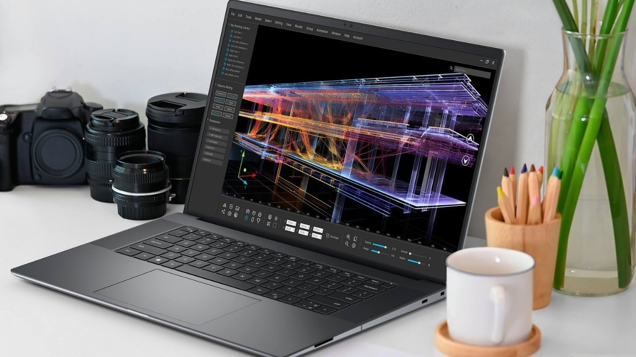 Laptop tầm trung Dell Precision 5490 Core Ultra 7, 32GB RAM, RTX 1000 Ada, mạnh mẽ cho đồ họa và kiến trúc
