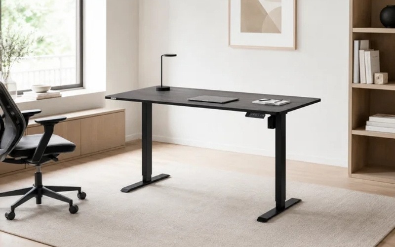 Chân đế 560mm của khung bàn nâng hạ Motion S tối ưu hoàn hảo cho không gian hẹp