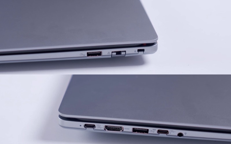 ASUS ExpertBook P3 PM3406CHA-LY0089W trang bị cổng kết nối đa dạng hỗ trợ tối đa cho các thiết bị