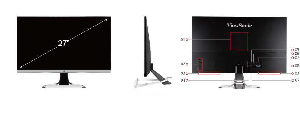 Màn hình Viewsonic VX2781-MH-10