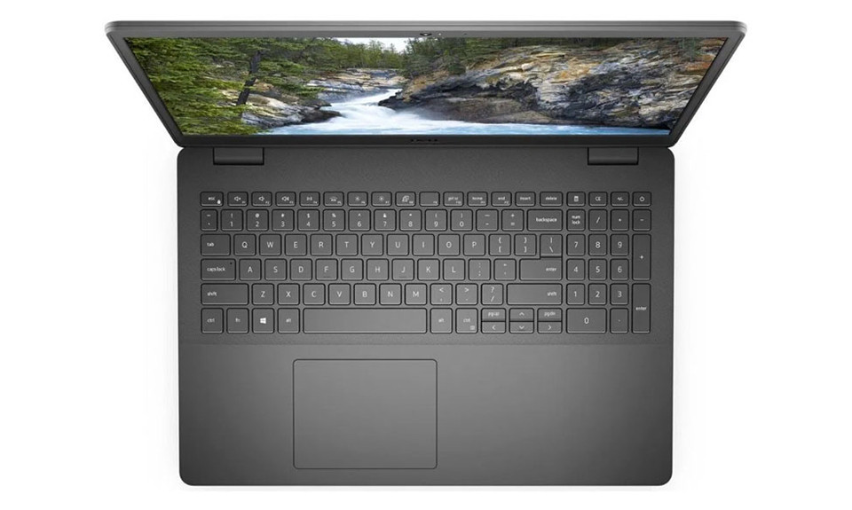 Bàn phím Dell Vostro 15 3500 full-size với các phím lớn, khoảng cách hợp lý.