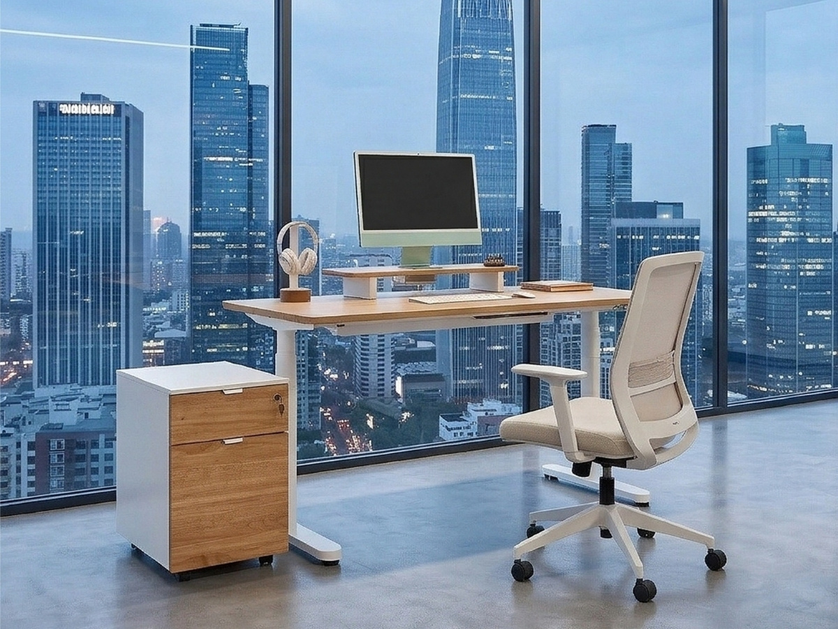 Bàn 2m2 nâng hạ mang đến trải nghiệm làm việc cao cấp Bàn 2m2 nâng hạ mang đến trải nghiệm làm việc cao cấp