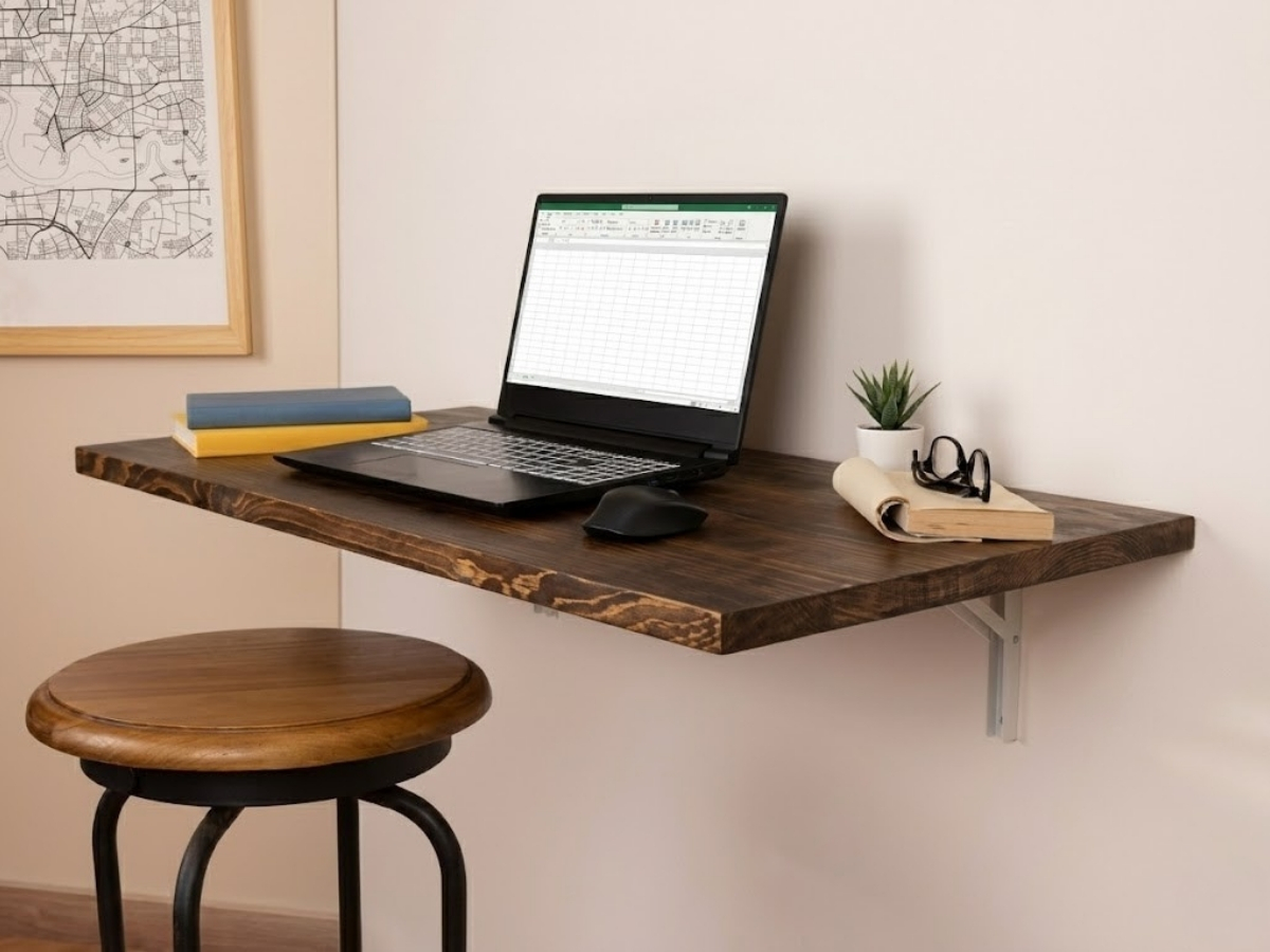 Bàn treo tường 70cm – giải pháp tối ưu không gian nhỏ Bàn treo tường 70cm – giải pháp tối ưu không gian nhỏ