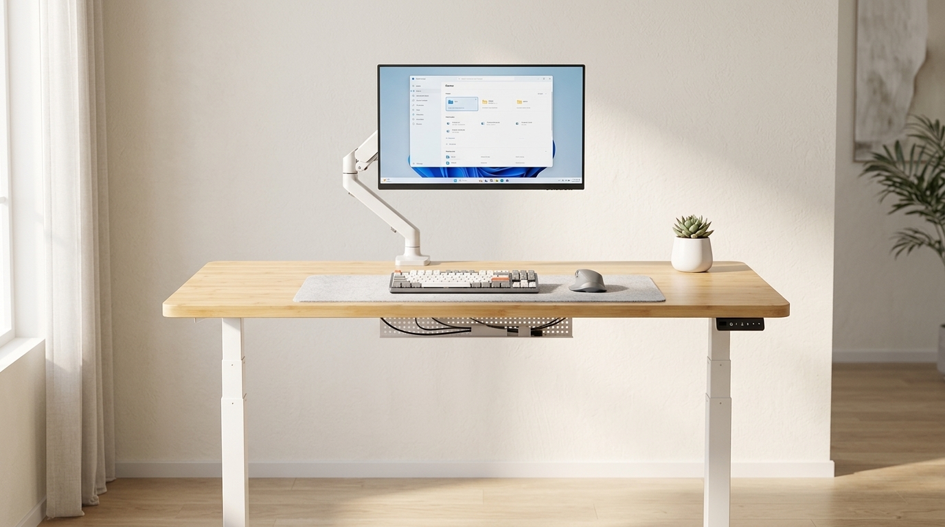 Bố trí thiết bị ngoại vi khoa học trên bàn làm việc Nice Design giúp bảo vệ sức khỏe và tăng tối đa sự tập trung Bố trí thiết bị ngoại vi khoa học trên bàn làm việc Nice Design giúp bảo vệ sức khỏe và tăng tối đa sự tập trung