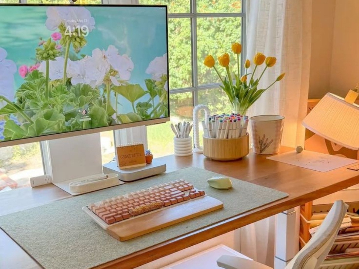 Góc làm việc ấm áp, thư giãn theo phong cách Cozy Góc làm việc ấm áp, thư giãn theo phong cách Cozy